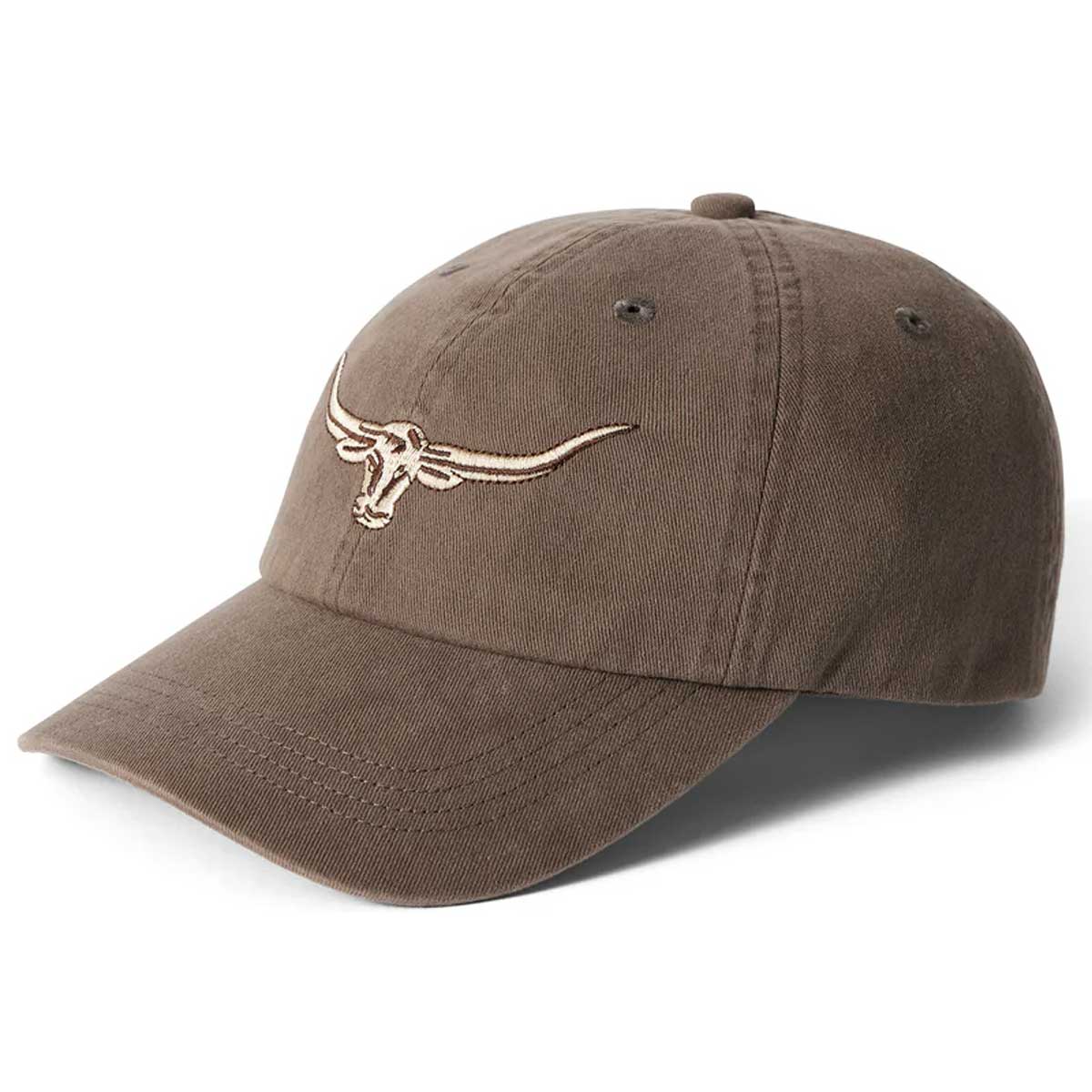 RM WILLIAMS Longhorn Twill Cap - Steers Head Logo - Silt