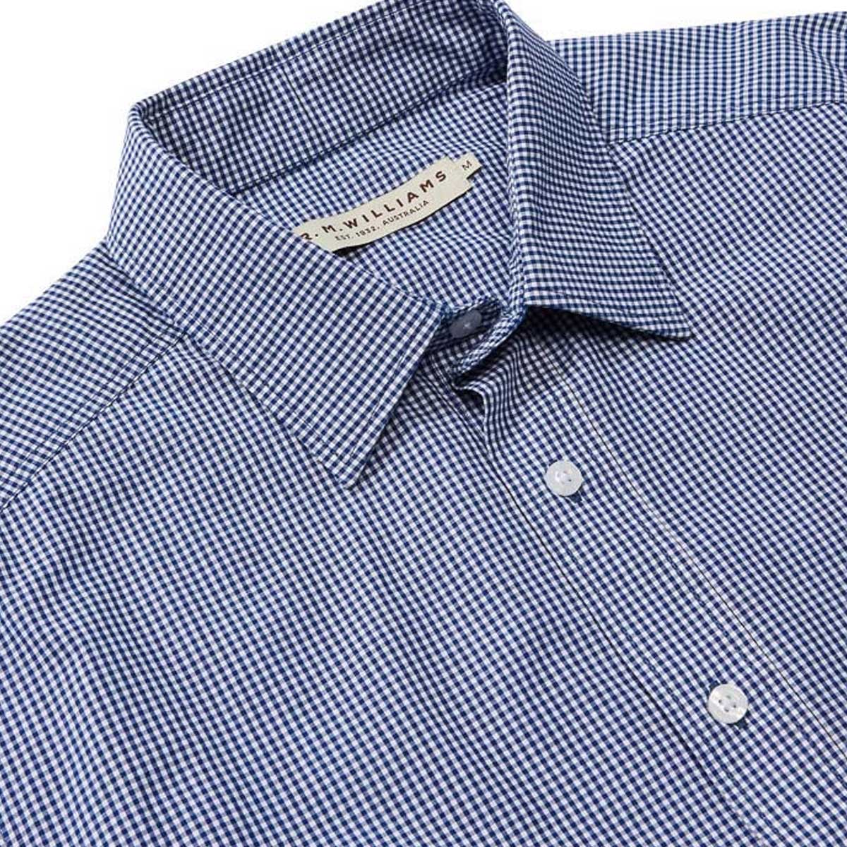 RM WILLIAMS Classic Regular Fit Shirt - Men's - Navy & White Check