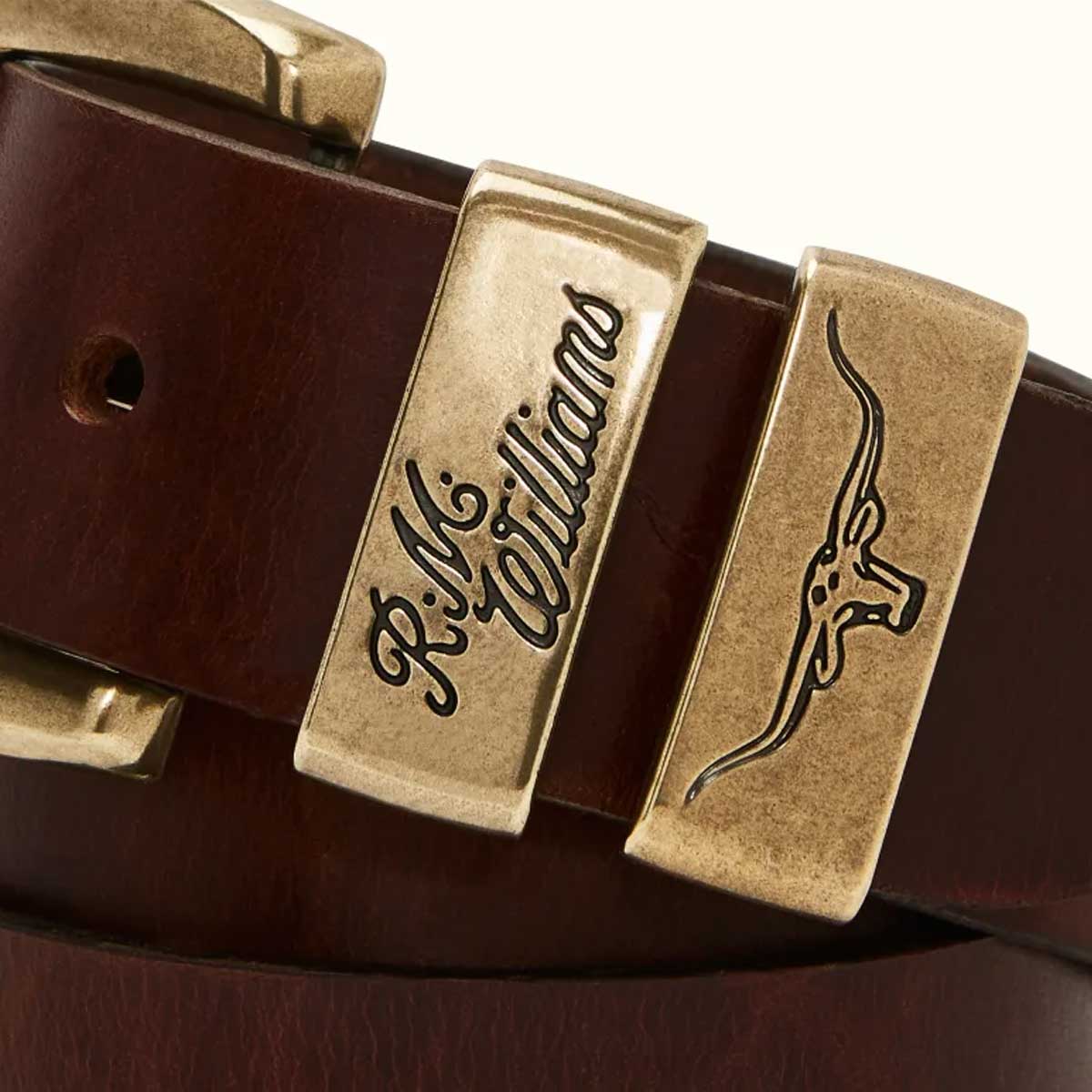 RM WILLIAMS Drover 1.5" *Limited Edition* - Mens - Mid Brown