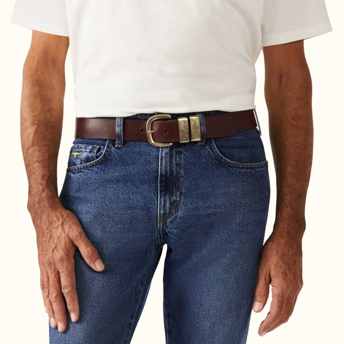 RM WILLIAMS Drover 1.5" *Limited Edition* - Mens - Mid Brown