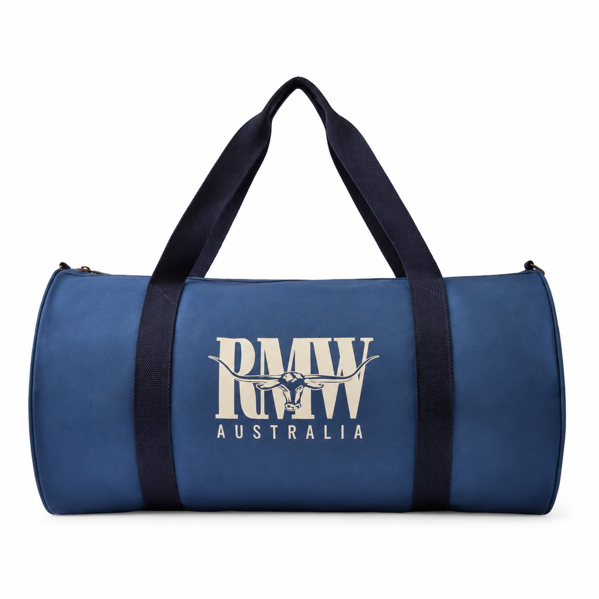 RM Williams Heritage Bag in French Navy on white background