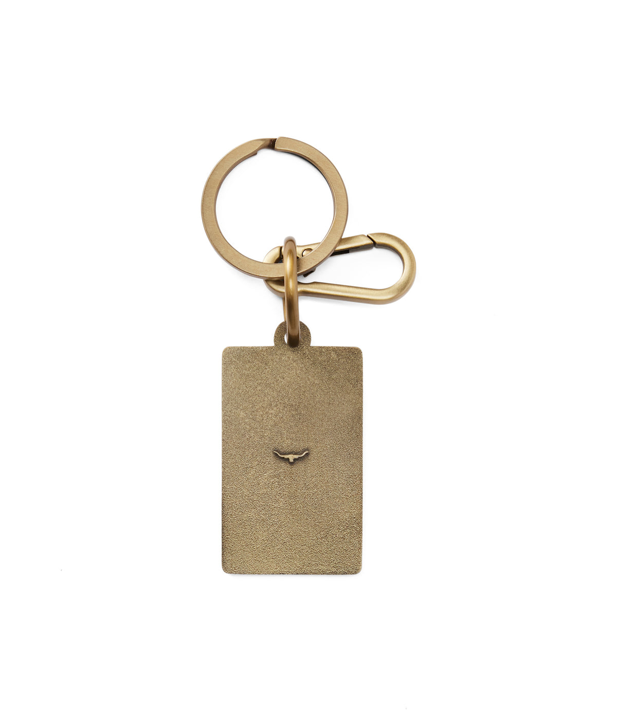 RM Williams Heritage Logo Enamel Keyring in Brown - view 2