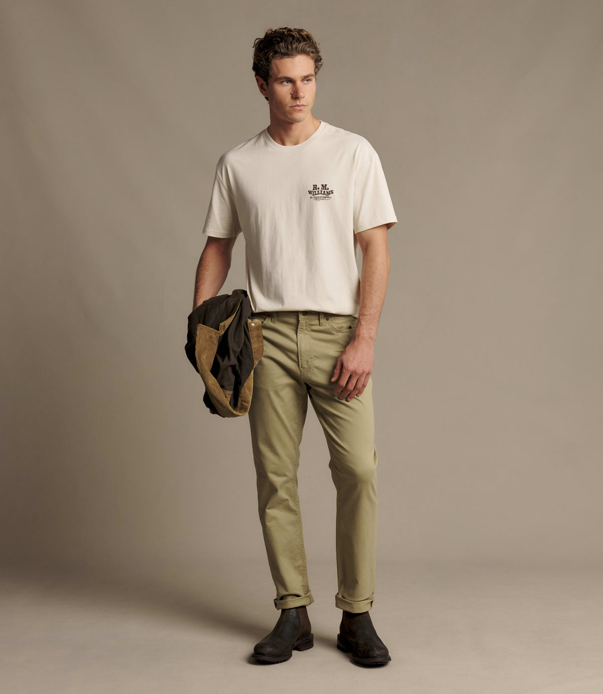 RM Williams Kandos t-shirt - Ecru, product view 2