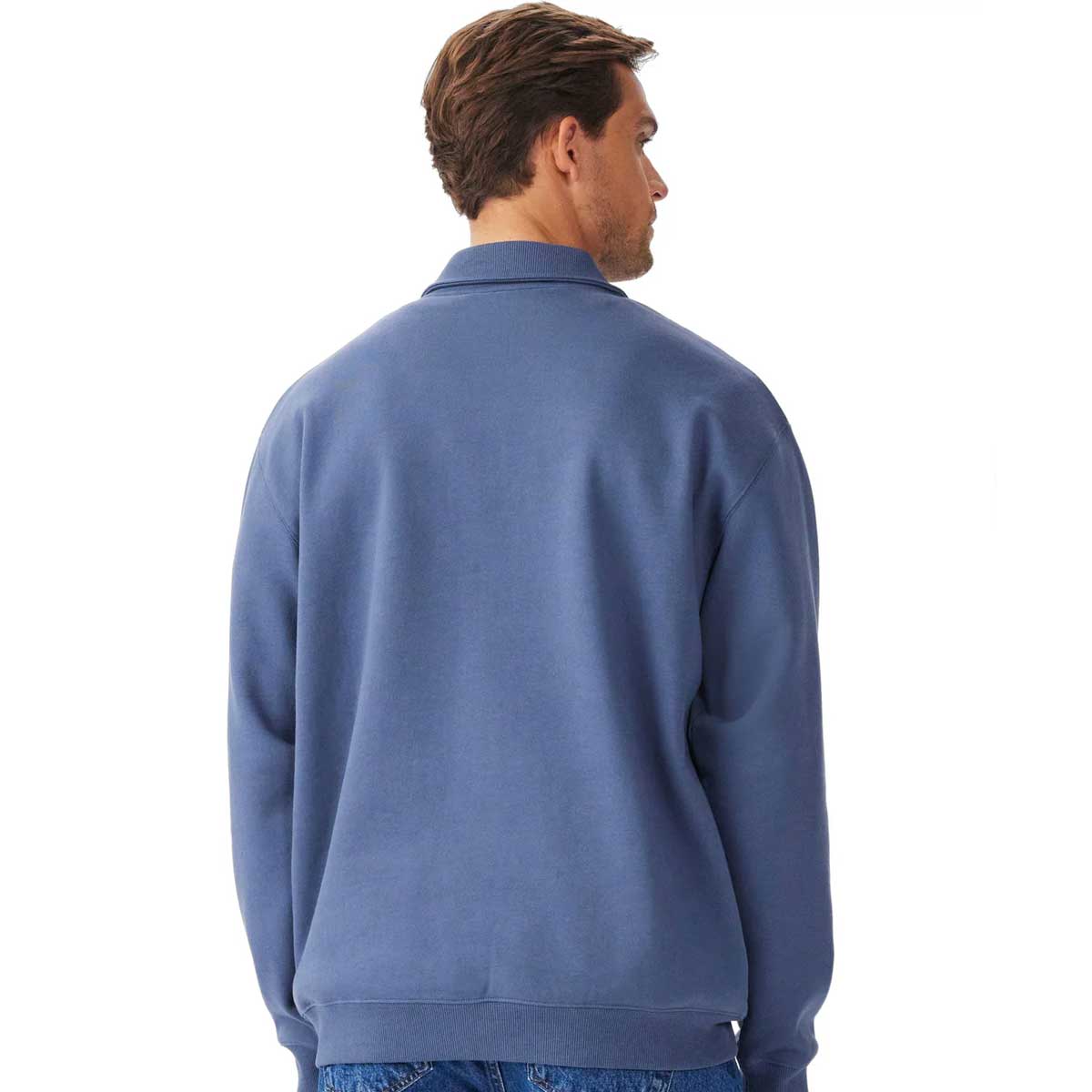 RM WILLIAMS Mulyungarie Quarter Zip Fleece - Men's - Blue