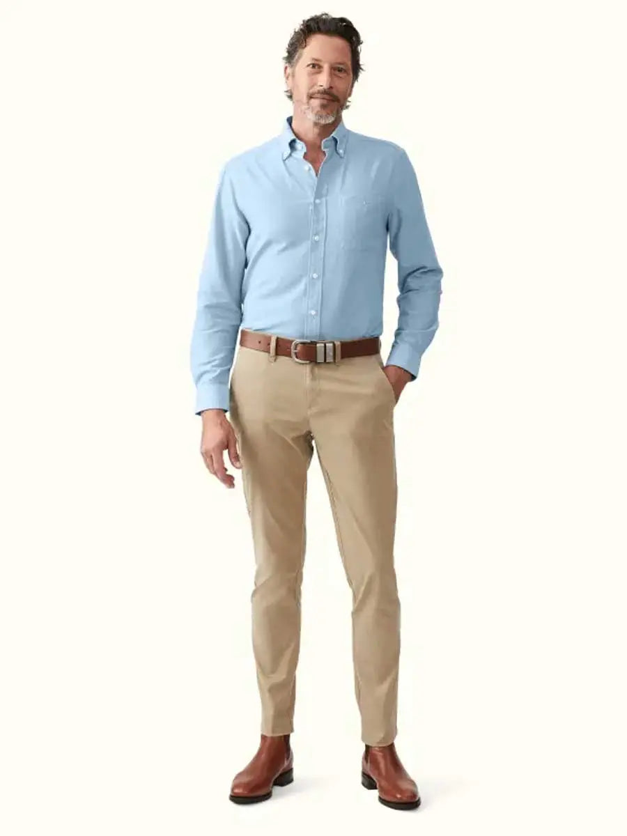RM WILLIAMS Collins Oxford Button Down Shirt - Men's - Blue RM Williams