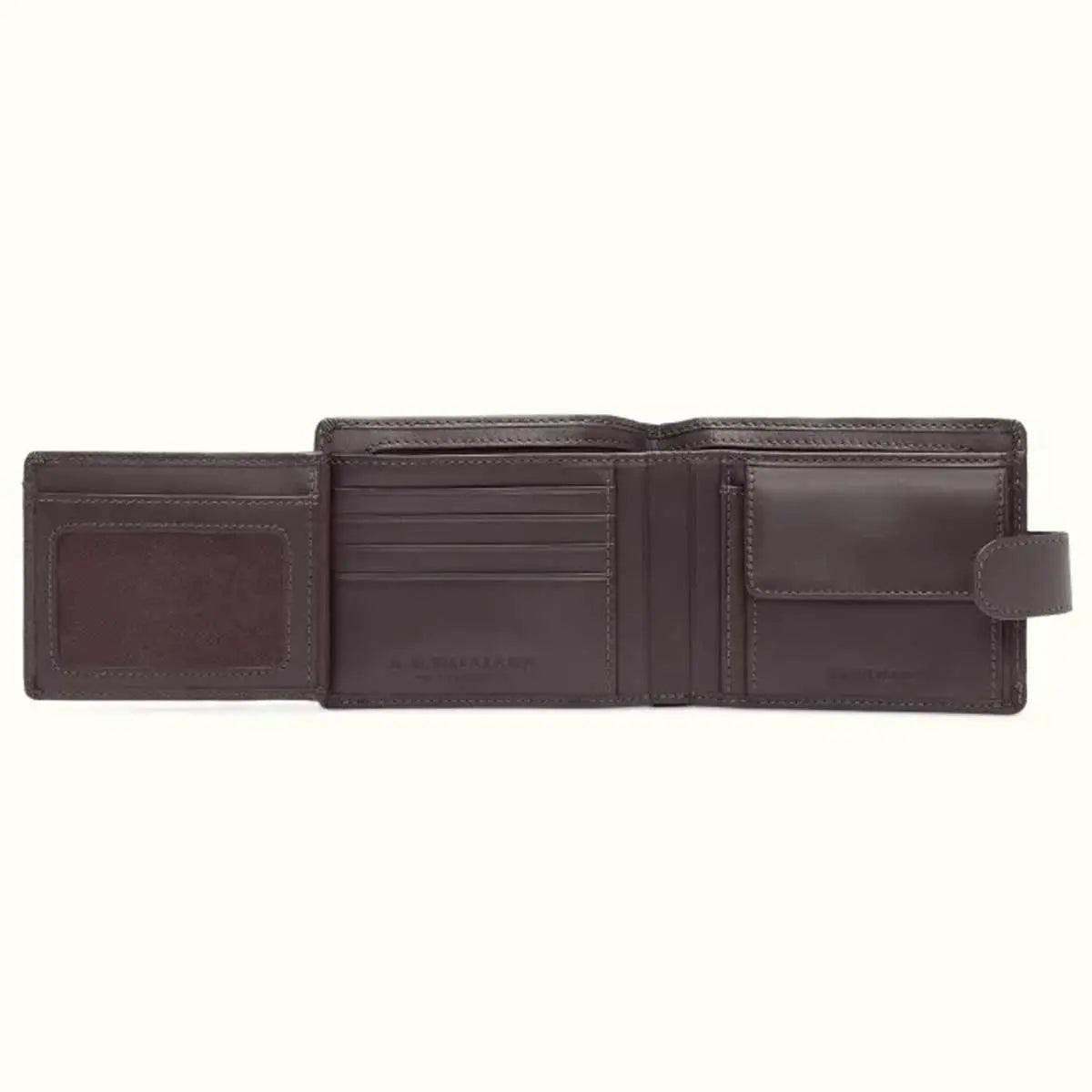 RM WILLIAMS Wallet - Mens Leather with Coin Pocket & Tab - Brown RM Williams