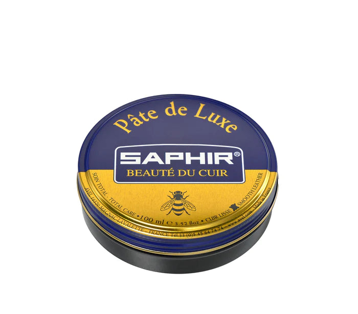 Saphir Beaute du Cuir - Pâte de Luxe - Wax Polish - Black Saphir