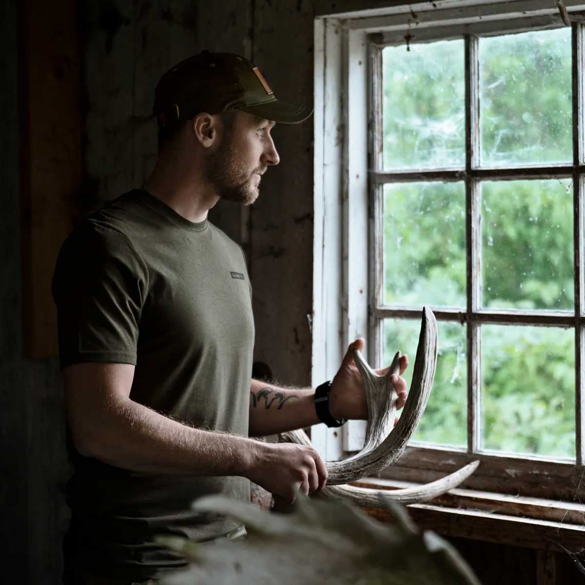 SEELAND 3-Pack T-Shirts - Mens - Pine Green / Military Olive / Grape Leaf