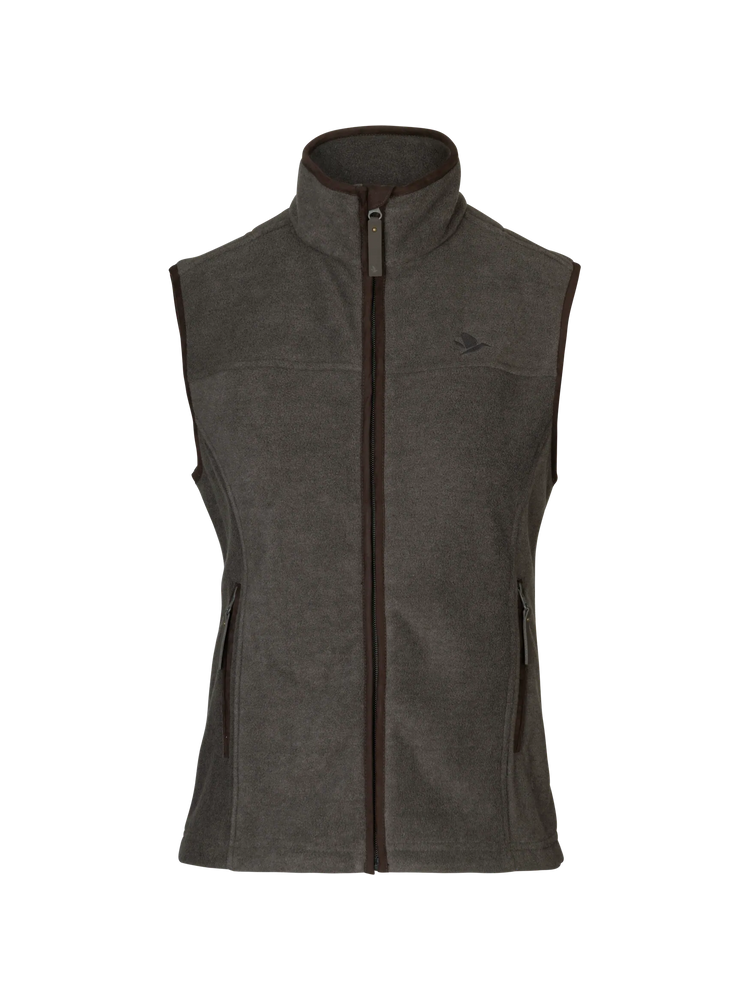 SEELAND Woodcock Ivy Fleece Waistcoat - Women's - Dark Grey Melange