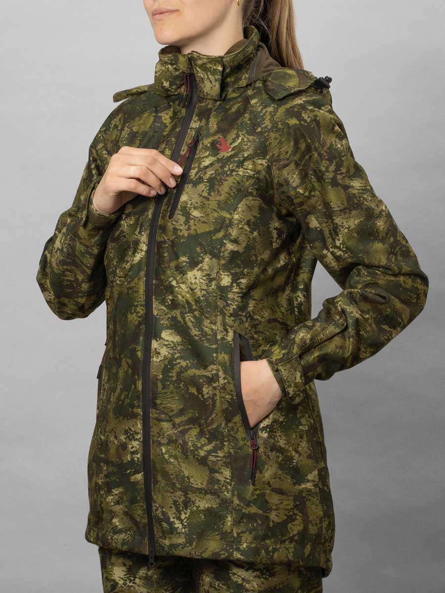 SEELAND Avail Camo Jacket - Ladies - InVis MPC green