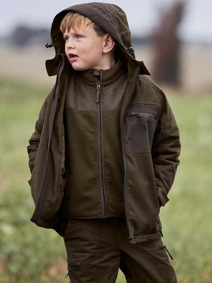 SEELAND Avail Jacket - Kids - Pine Green Melange