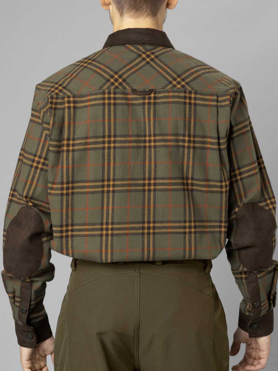 SEELAND Banff Shirt - Mens - Grape Leaf/Terracotta Check Seeland