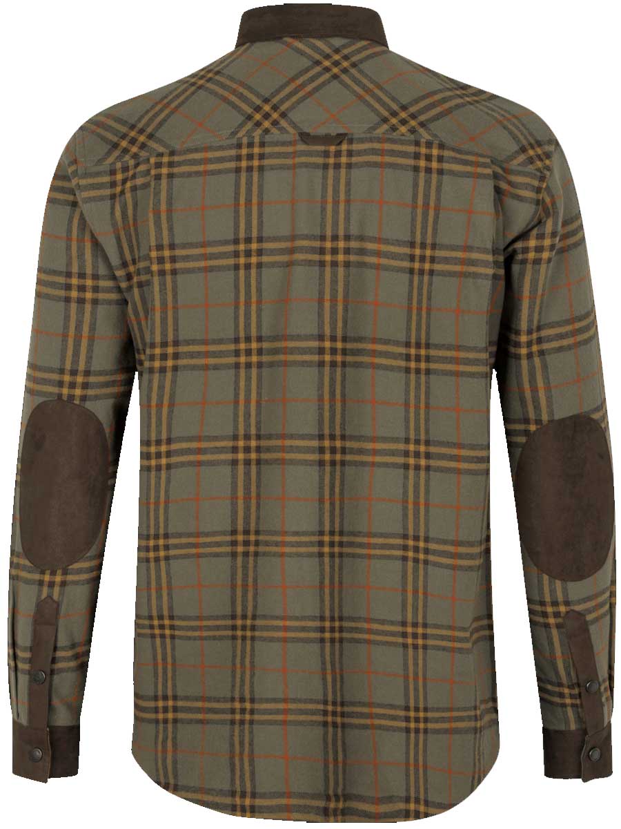 SEELAND Banff Shirt - Mens - Grape Leaf/Terracotta Check Seeland