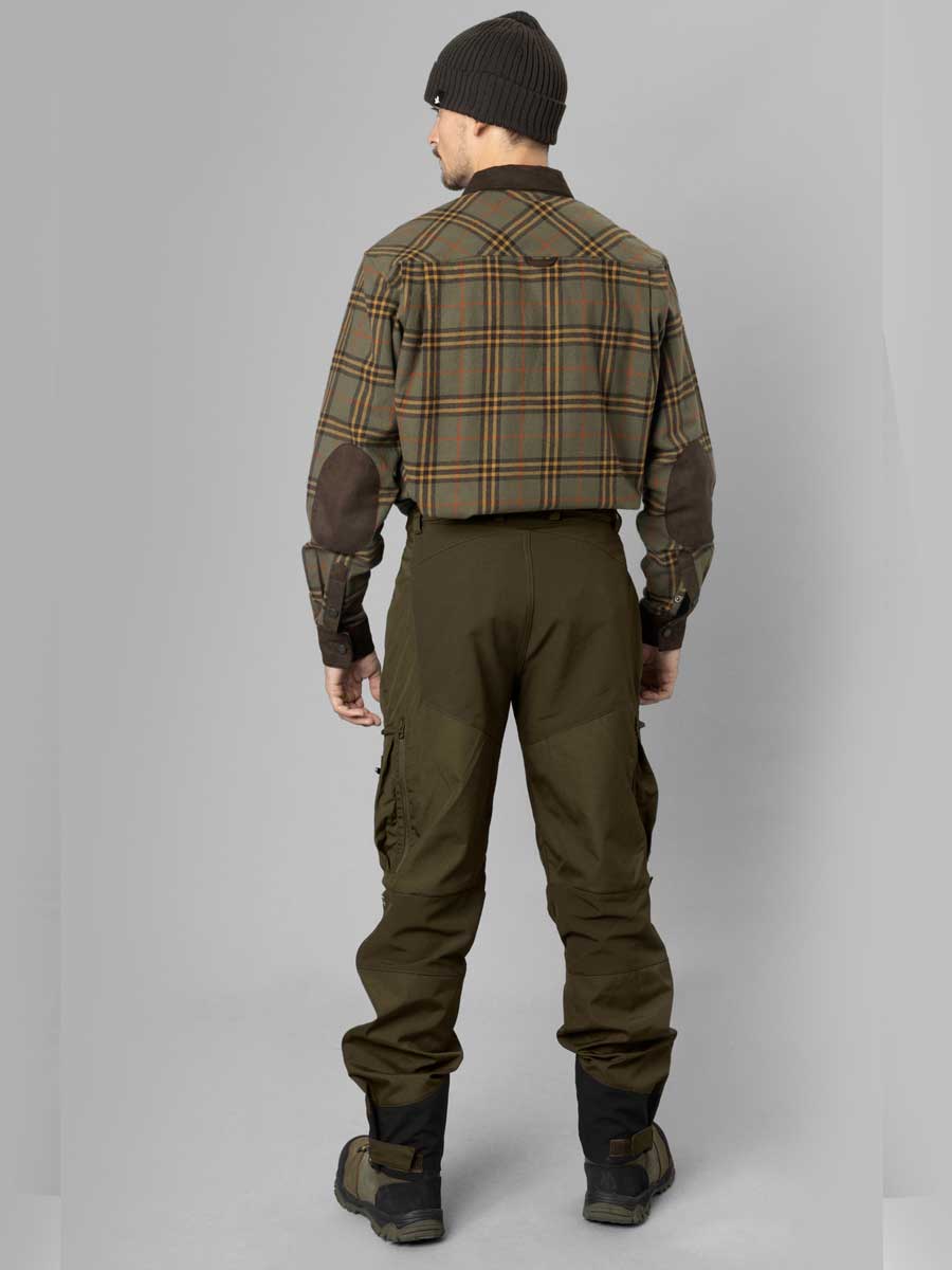 SEELAND Banff Shirt - Mens - Grape Leaf/Terracotta Check Seeland