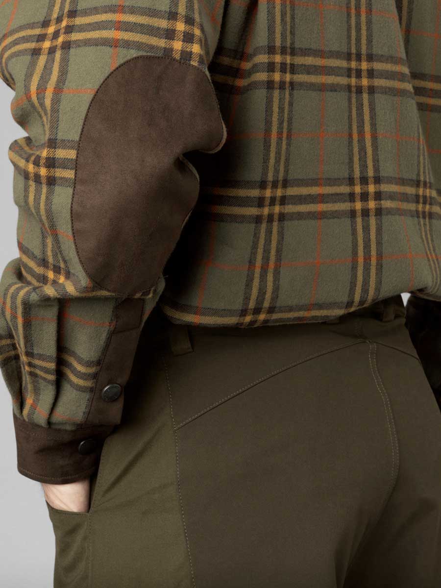 SEELAND Banff Shirt - Mens - Grape Leaf/Terracotta Check Seeland