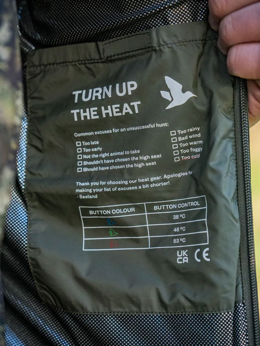 SEELAND Celsius Heat Liner Waistcoat - Mens - Grape Leaf