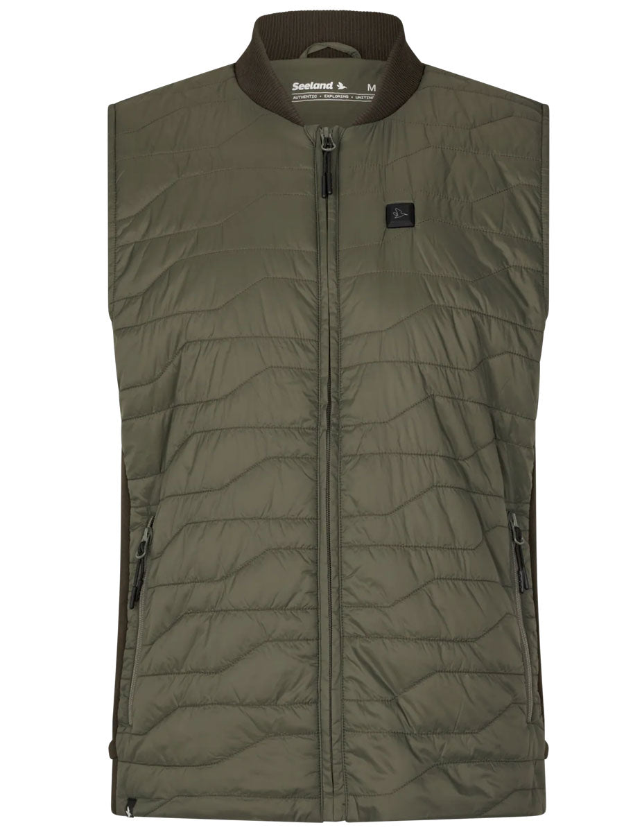 SEELAND Celsius Heat Liner Waistcoat - Mens - Grape Leaf