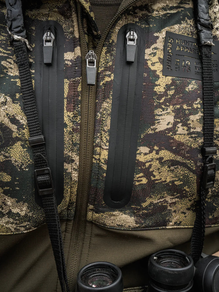 SEELAND Chaser Aero Camo Jacket - Mens - InVis MPC Green - radio pocket detail