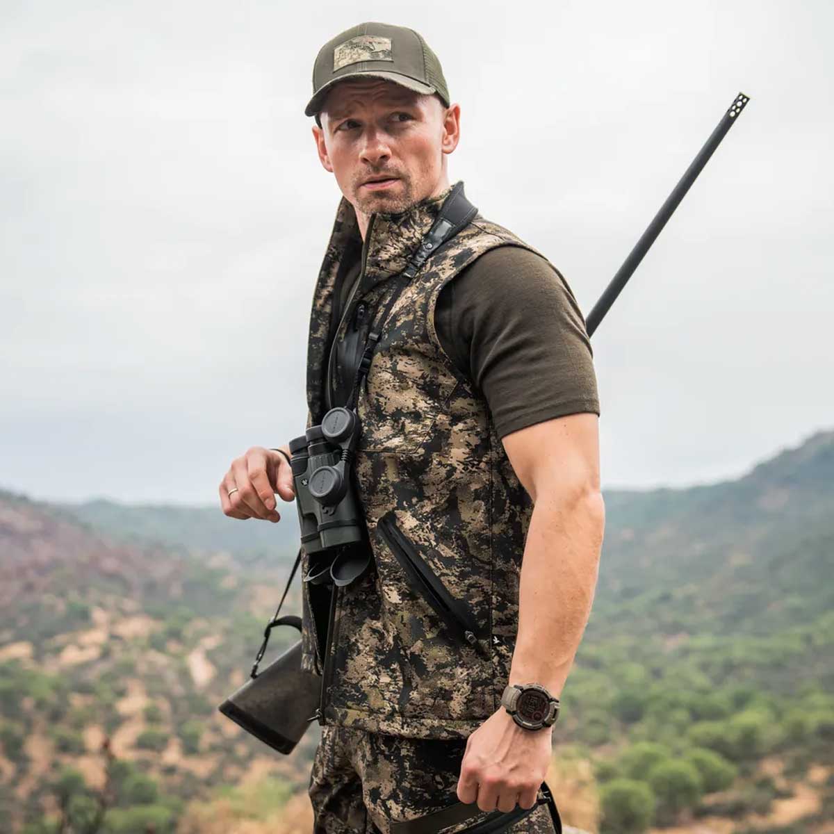 SEELAND Chaser Aero Waistcoat - Mens - InVis MPC Green Camo