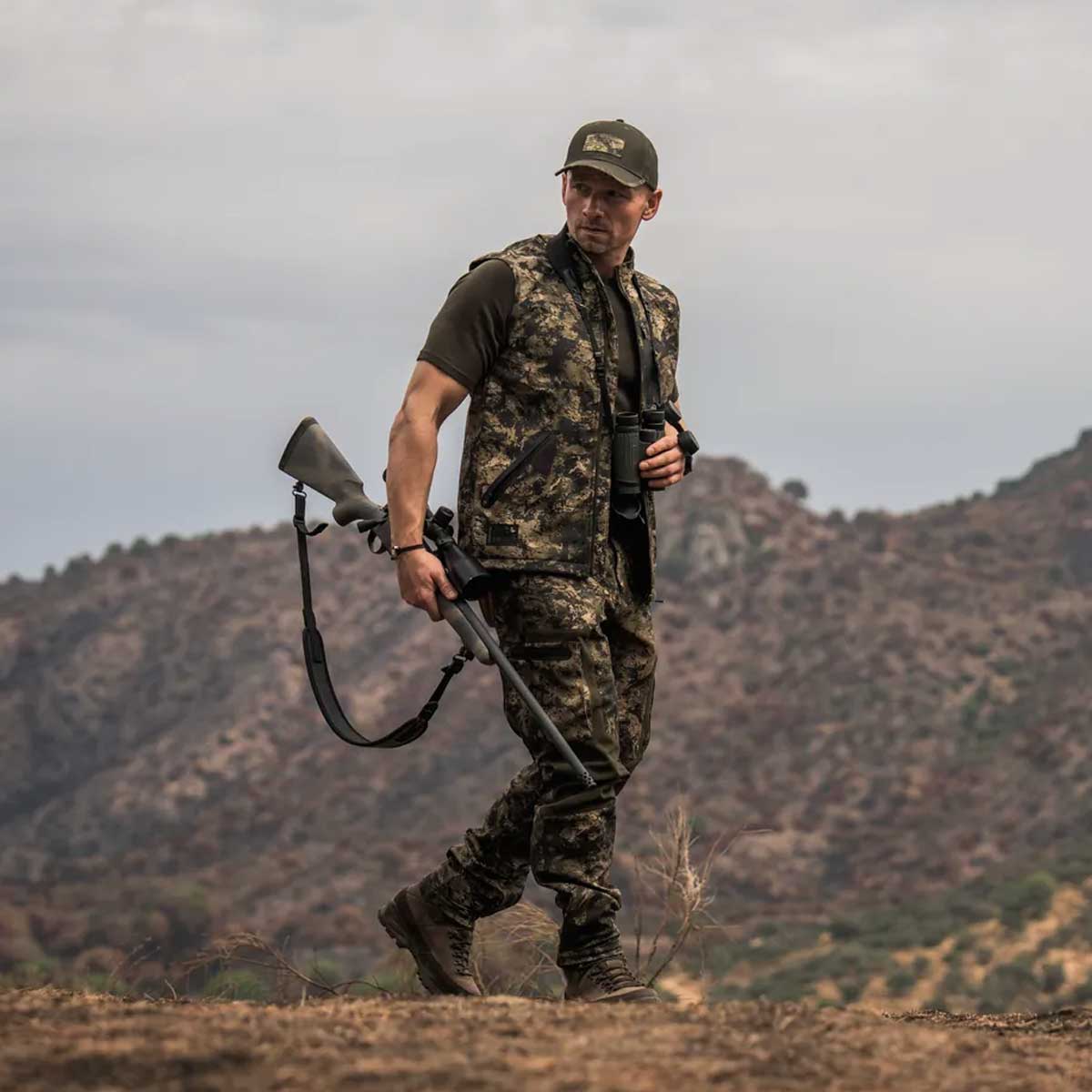 SEELAND Chaser Aero Waistcoat - Mens - InVis MPC Green Camo