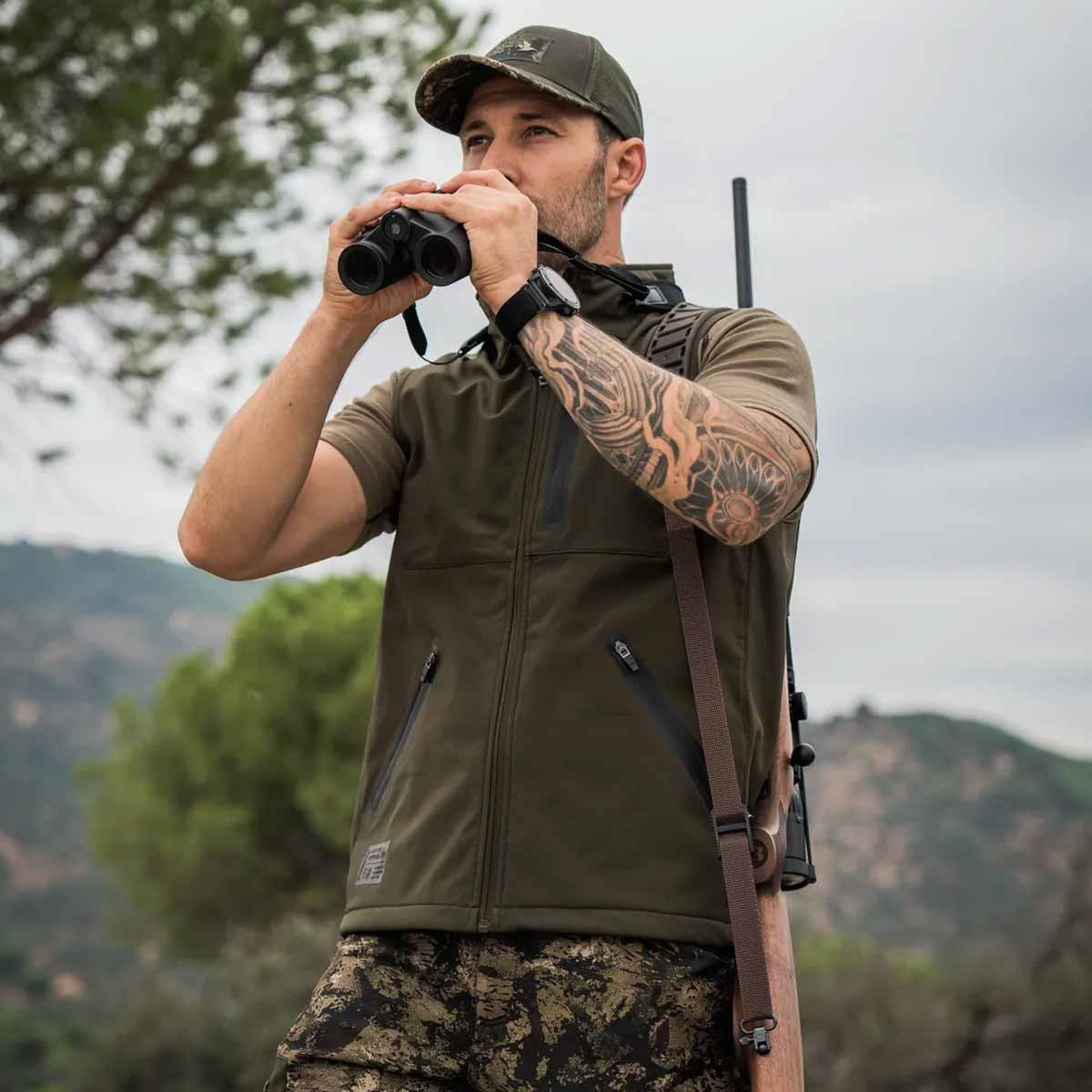 SEELAND Chaser Aero Waistcoat - Mens - Pine Green