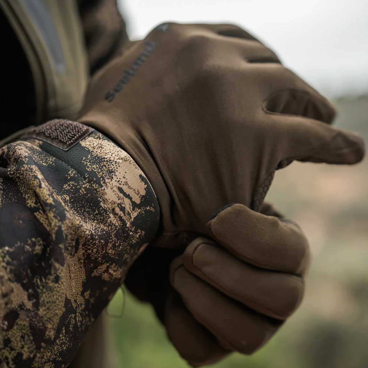 SEELAND Grip Shooting Gloves - Pine Green