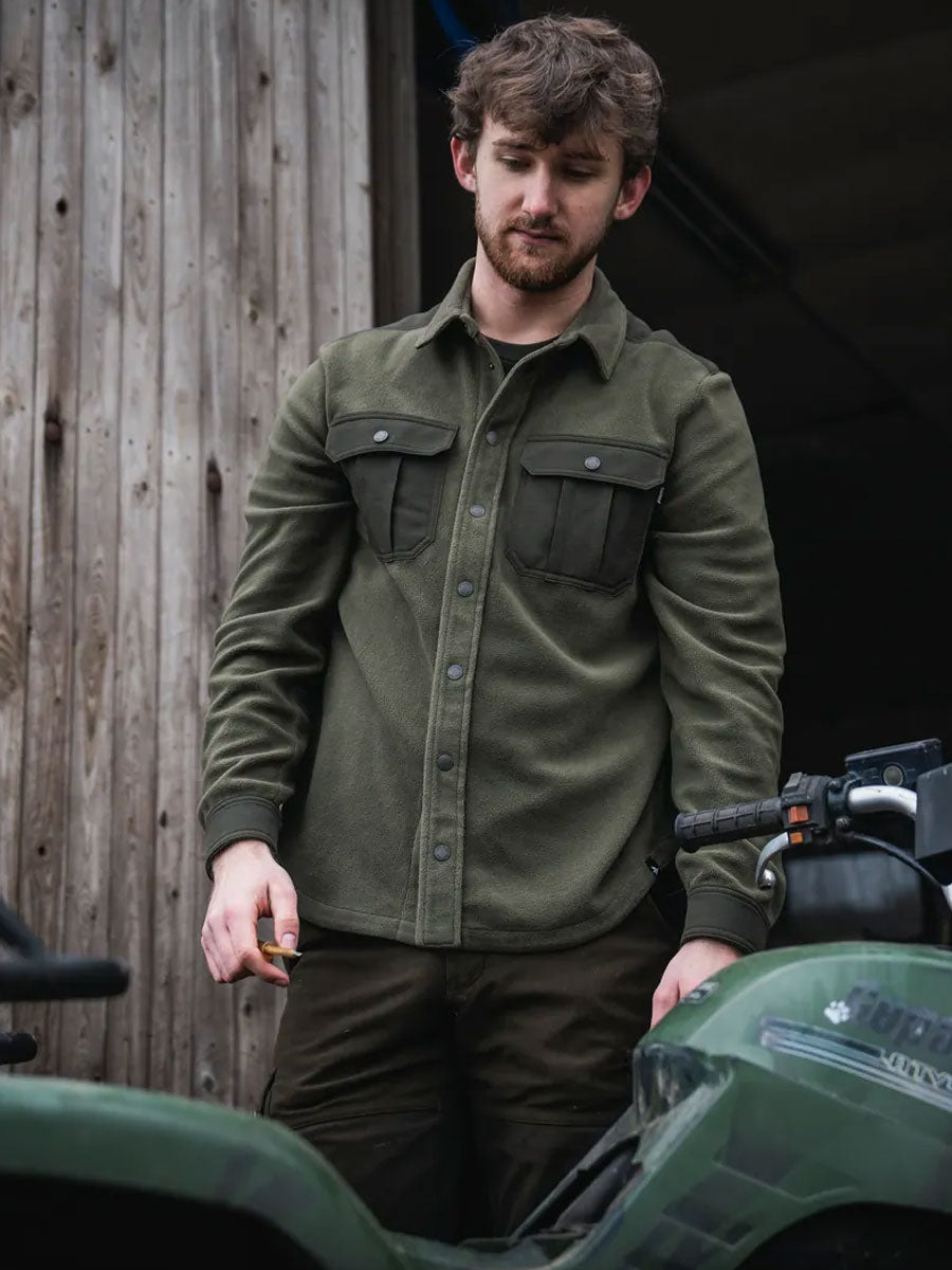 SEELAND Gust Fleece Shirt - Mens - Grape Leaf