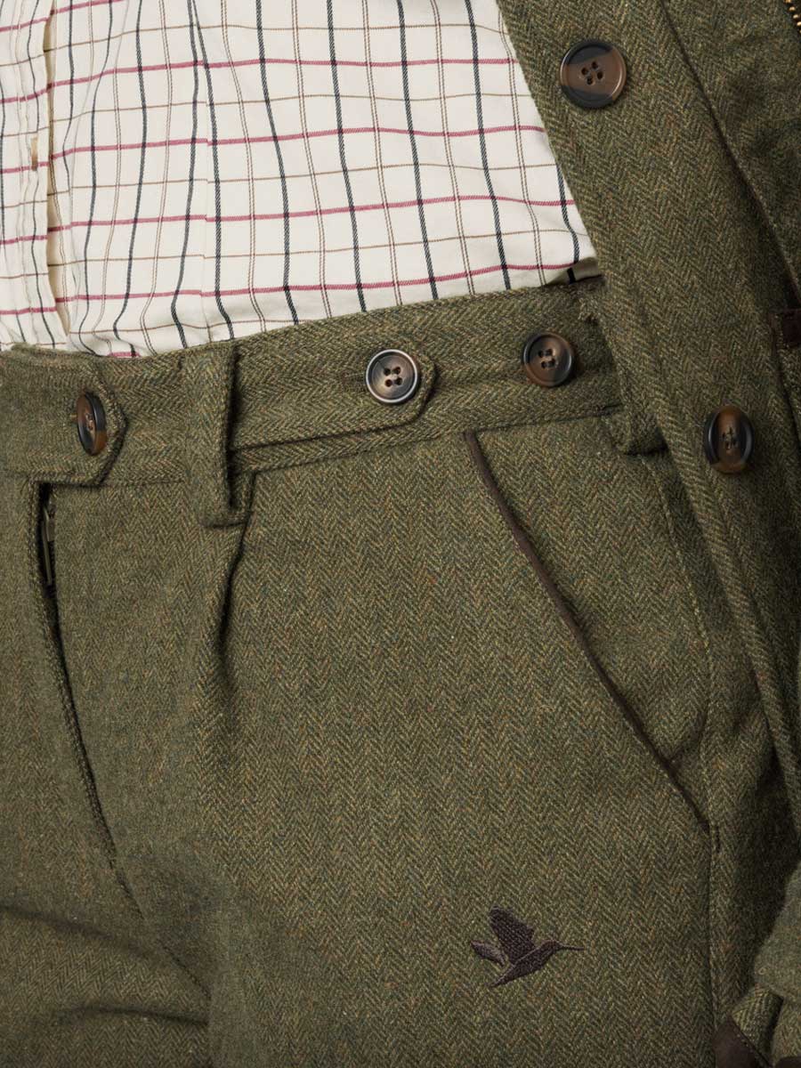 SEELAND Hillside Harriet Tweed Breeks - Women's - Moss Green