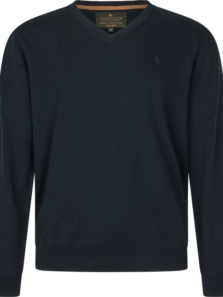 SEELAND Pine V-Neck Pullover - Men's - Dark Sapphire - image 1