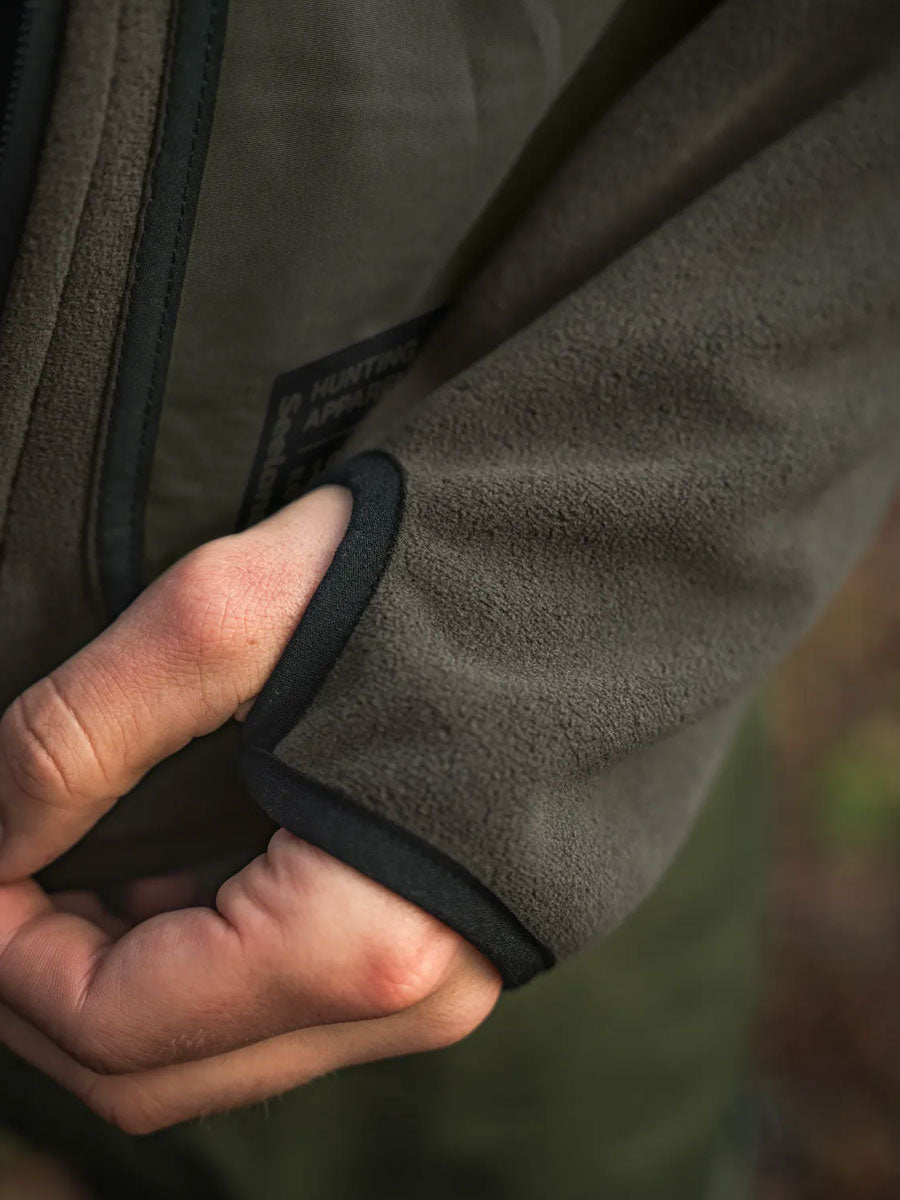 SEELAND Rogue Solid Reversible Fleece - Mens - Grizzly / Demitasse Brown