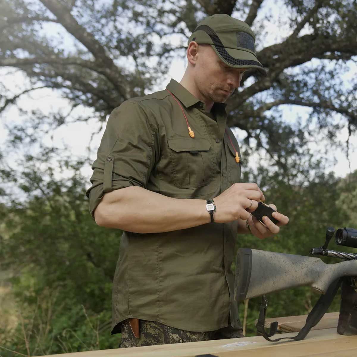 SEELAND Selous Shirt - Mens - Grape Leaf