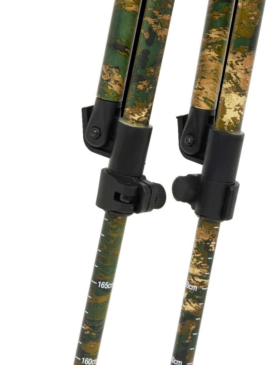 SEELAND Shooting Stick - Lightweight 4 Legged- Aluminium - InVis Green