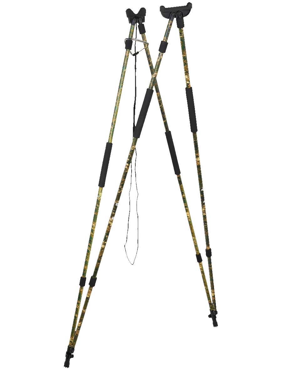 SEELAND Shooting Stick - Lightweight 4 Legged- Aluminium - InVis Green