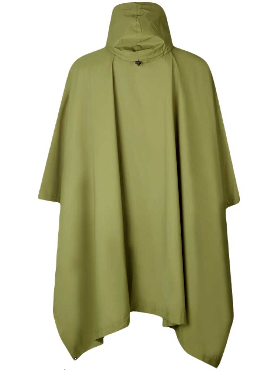 SEELAND Taxus Packable Rain Poncho - Martini Olive Seeland