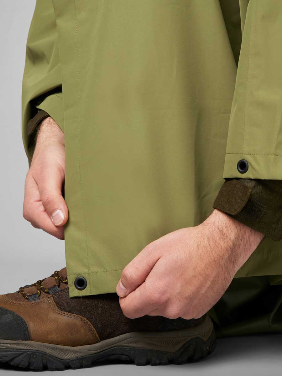 SEELAND Taxus Packable Rain Poncho - Martini Olive Seeland