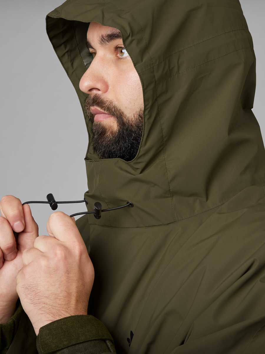 SEELAND Taxus Packable Rain Poncho - Pine Green Seeland