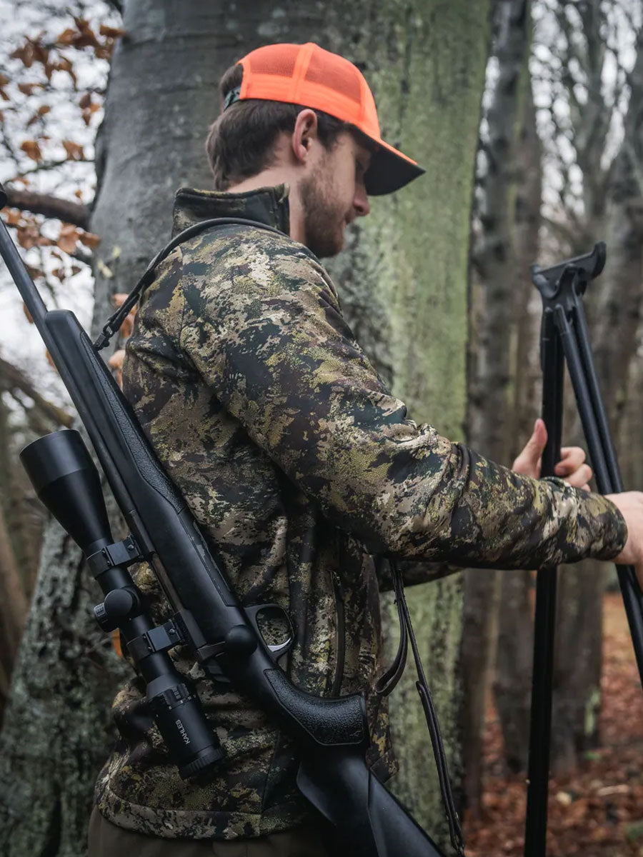 SEELAND Tidal Camo Fleece Jacket - Mens - InVis MPC Green