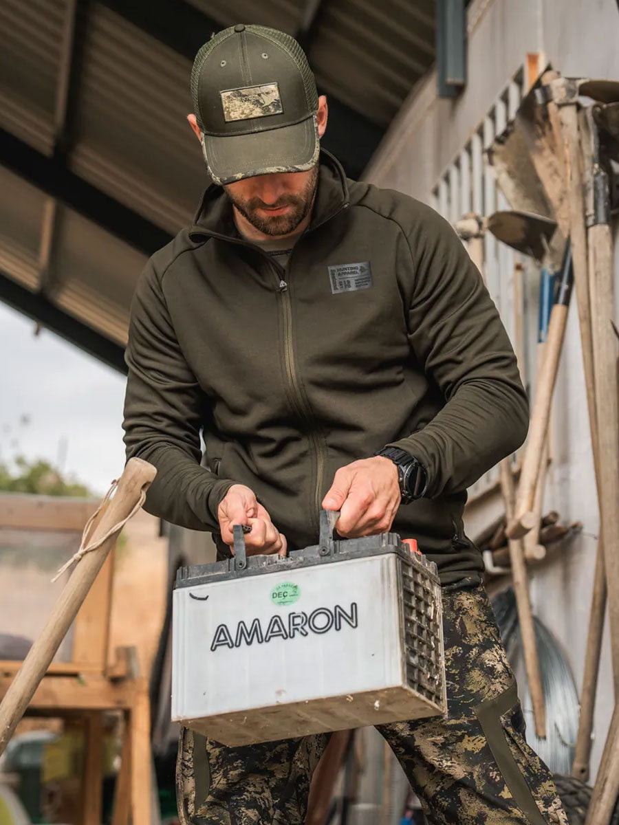 SEELAND Tidal Fleece Jacket - Mens - Pine Green