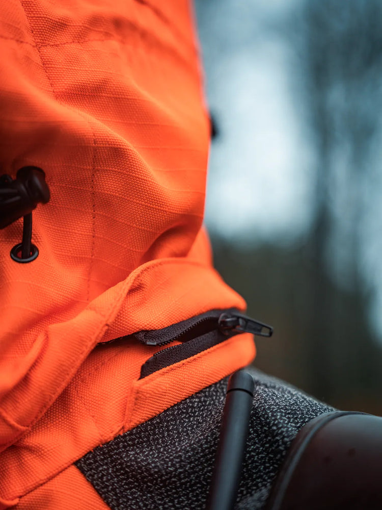 SEELAND Venture Serac Jacket - Mens - Orange Blaze - radio pocket detail