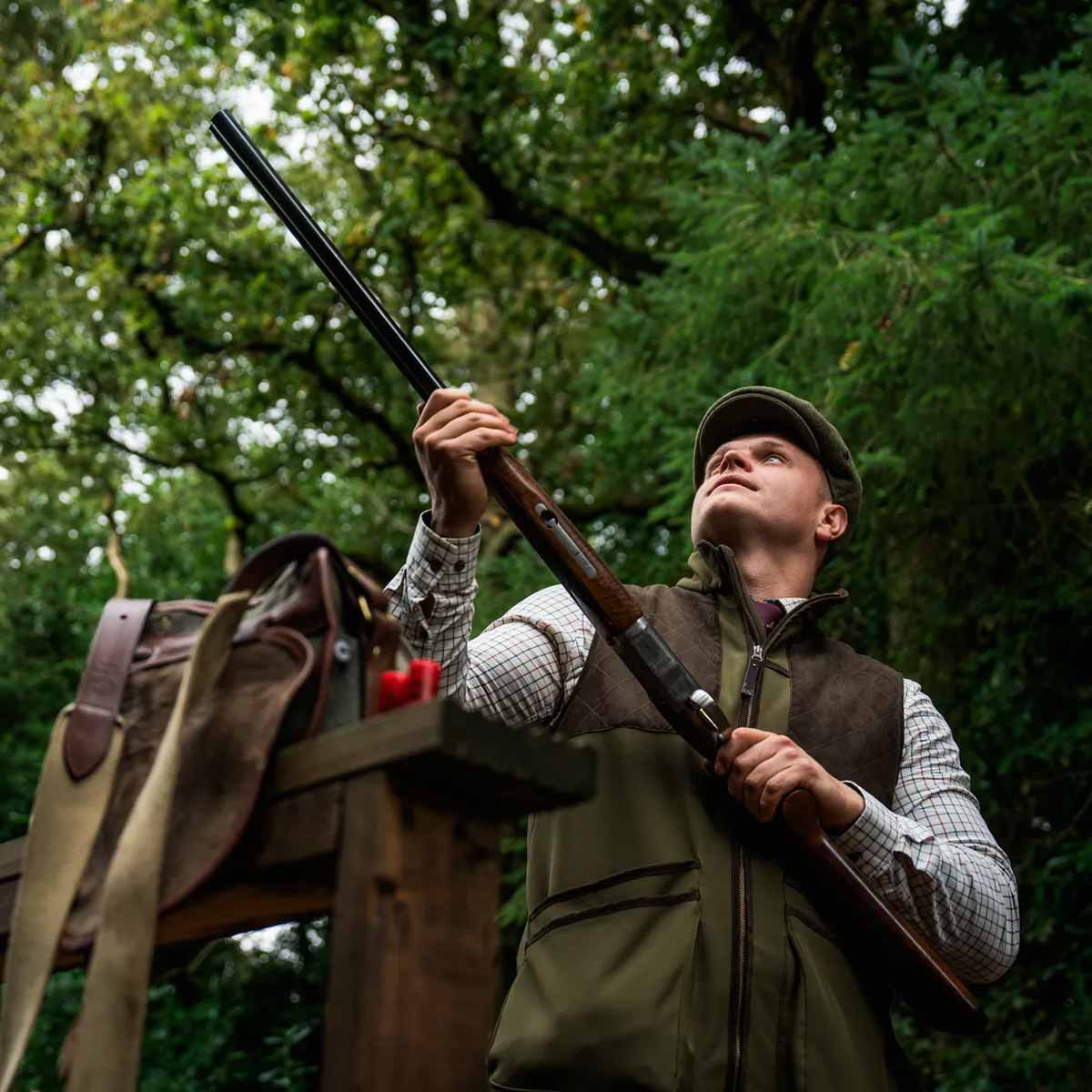 SEELAND Wenlock Shooting Waistcoat - Mens - Light Pine