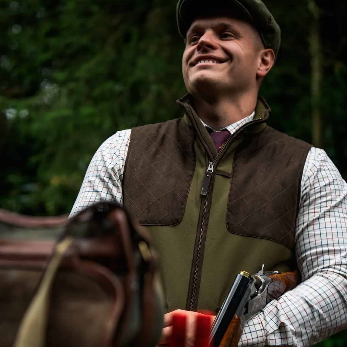 SEELAND Wenlock Shooting Waistcoat - Mens - Light Pine