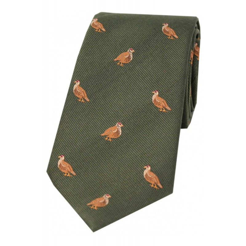 SOPRANO Grouse Silk Country Tie - Country Green Soprano