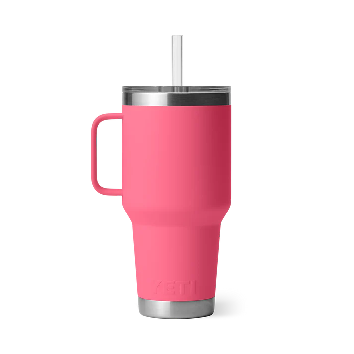 YETI Rambler 35 OZ (994ml) Straw Mug With Straw Lid - Tropical Pink