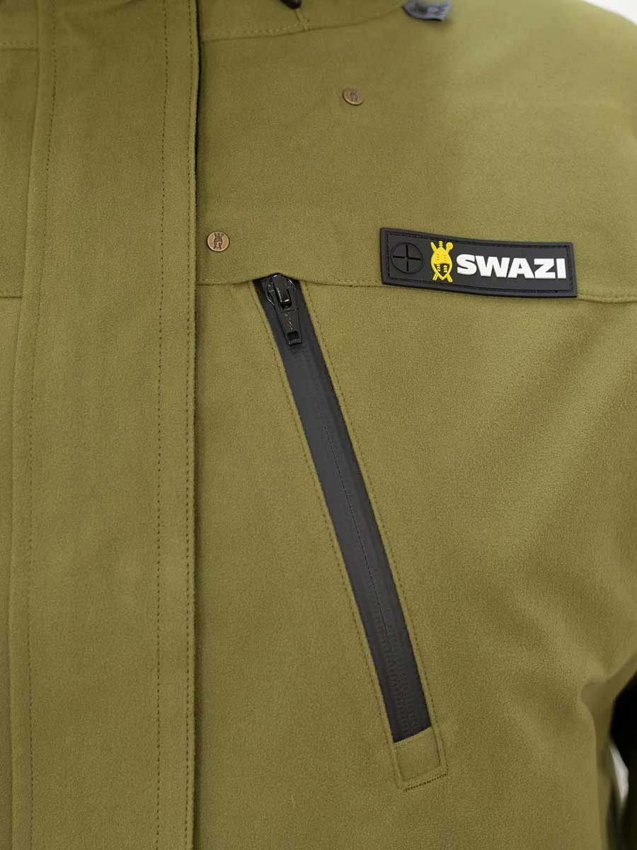 SWAZI Kagoule Waterproof Smock - Mens - Tussock Green