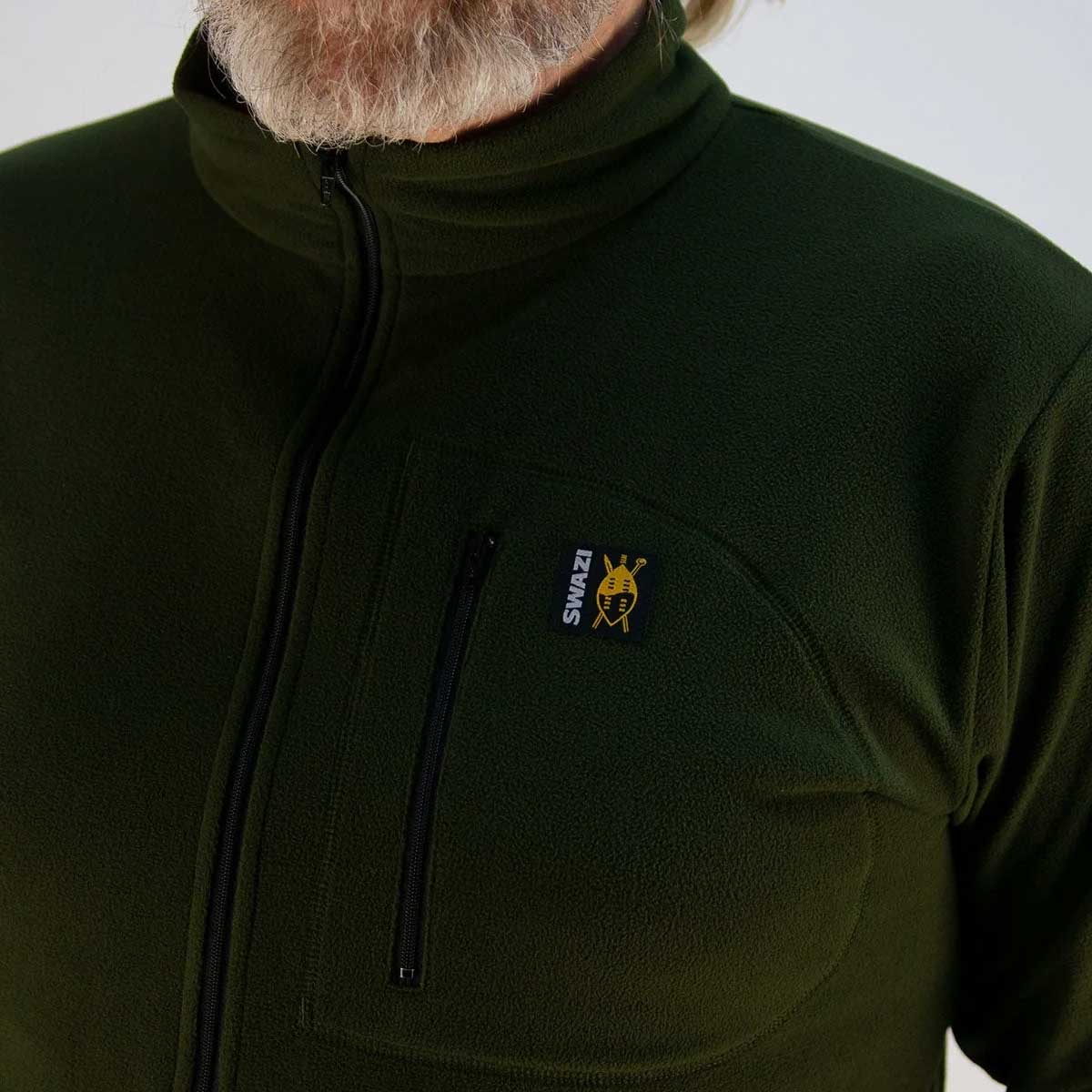 SWAZI Micro Shirt Fleece - Mens - Olive