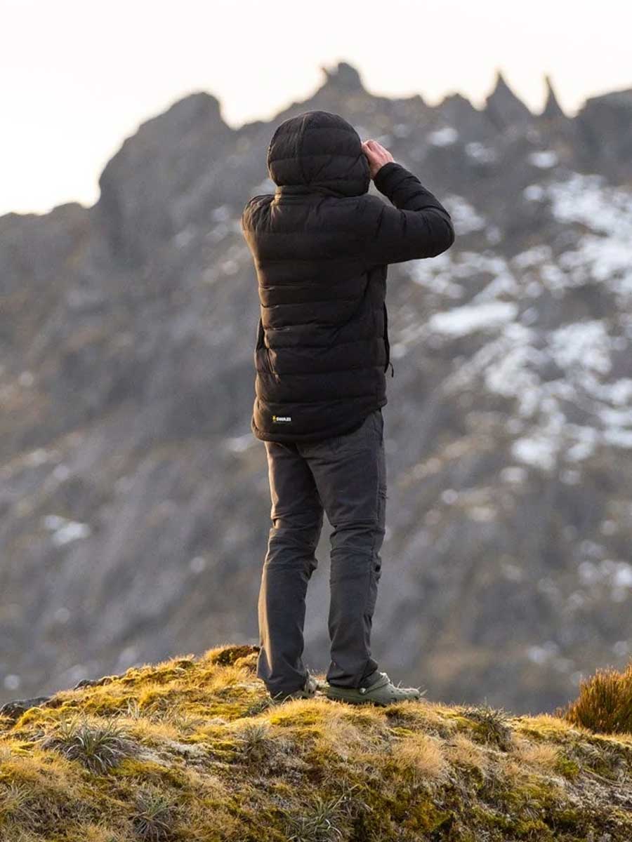 SWAZI Puffadder Puffer Jacket - Mens - Black