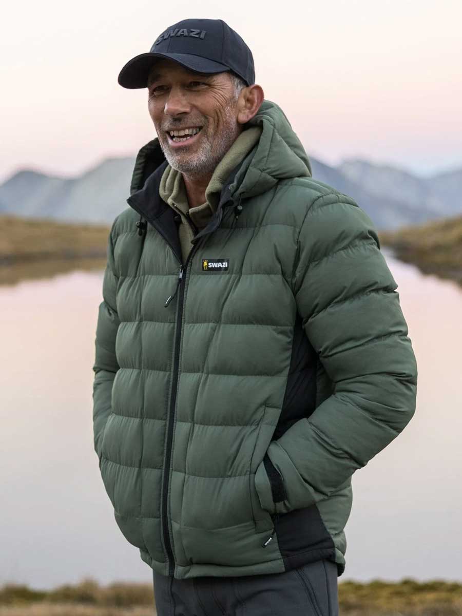 SWAZI Puffadder Puffer Jacket - Mens - Olive