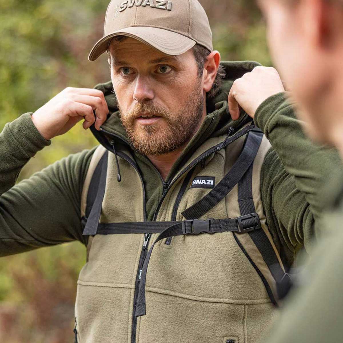 SWAZI Sherpa Fleece Vest - Mens - Tussock