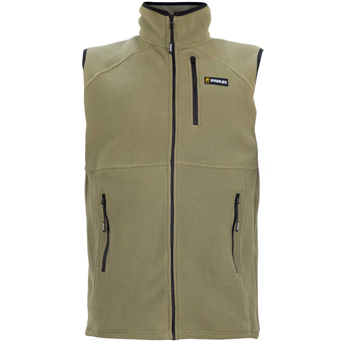 SWAZI Sherpa Fleece Vest - Mens - Tussock