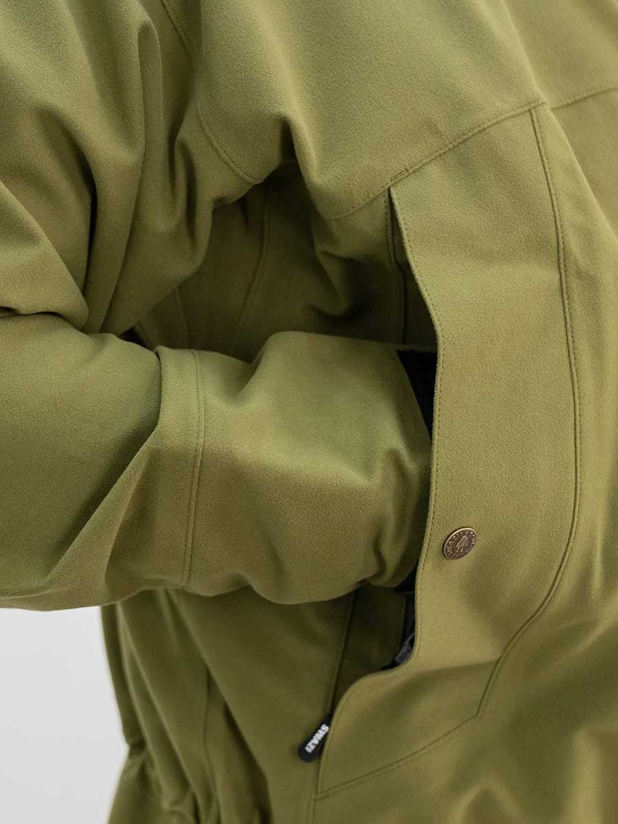 SWAZI Tahr XP Waterproof Smock - Mens - Tussock Green